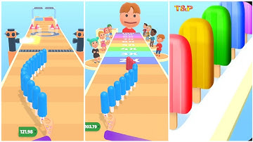 Popsicle Stack L22-23, New Android Games Gameplay 2023, ios  Unlock Simulator Trailer Walkthrough