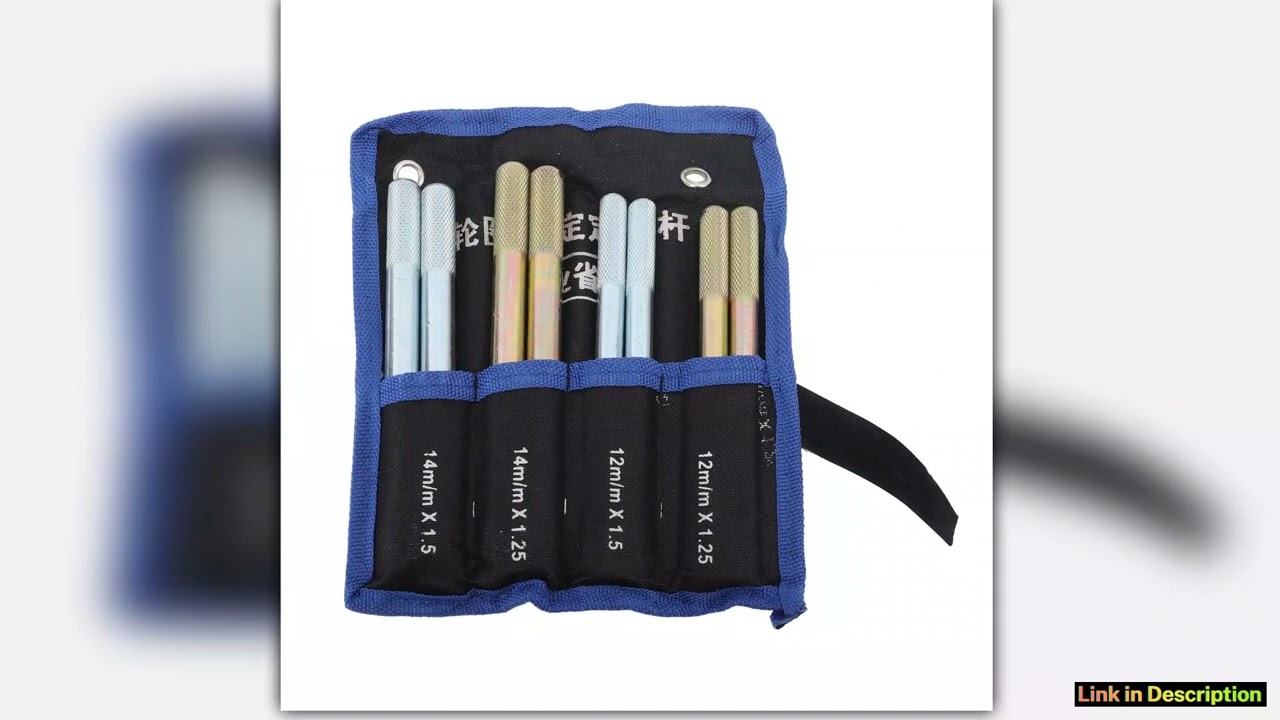 Wheel Hanger Alignment Pin Tight Grip Knurled End Wheel Fixing High Strength Universal Fit Metal