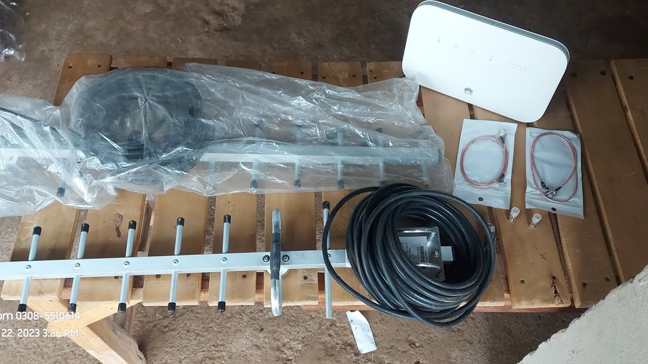 Huawei B612s-25d Router With Yagi Antenna Signal Booster Dispatched To ...