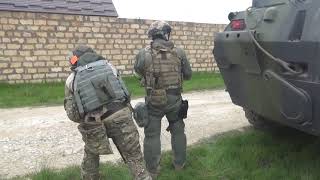 Эксклюзивные кадры спецоперации по ликвидации боевиков в Дагестане