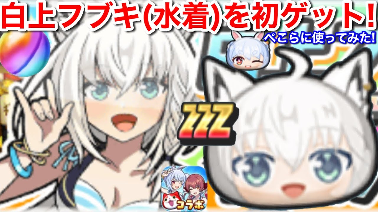 ZZZ 白上フブキ(水着) 初ゲット！Sの書 入手方法 兎田ぺこら(水着)に