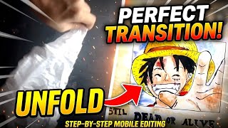 How to Edit Paper Transition in Mobile | Drawing Transition Tutorial