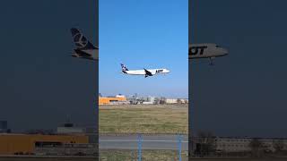 Lot-Owski E190 Sp-Lme Ląduje W Waw