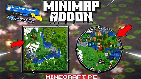 Minimap Addon for MCPE 1.21+ | Best Mini Map Mod for Minecraft PE