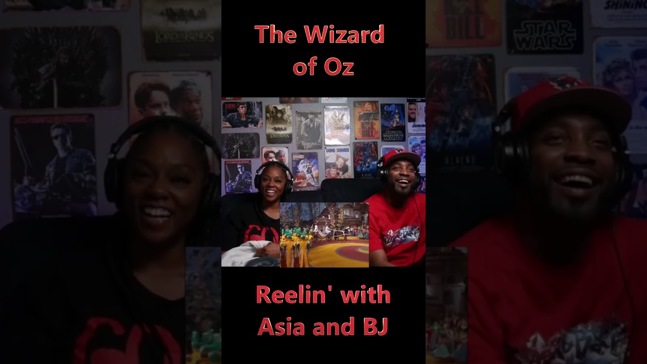 The Wizard of Oz #shorts #ytshorts #couplesreaction #thewizardofoz #couplesreaction  | Asia and BJ