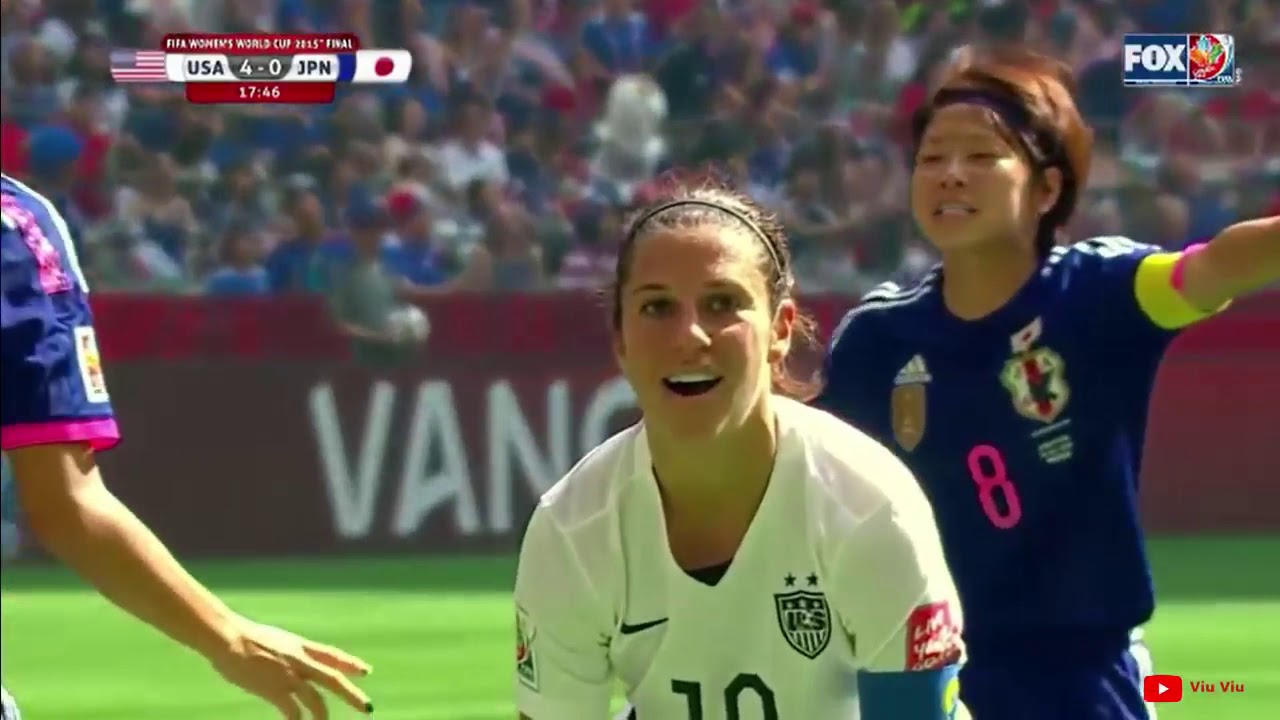 WC15 FINAL USA vs Japan 5 2 All Goals & Highlights - YouTube