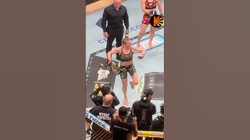 Valentina Shevchenko dancing after her victory over Zhang Weili at UFC 322