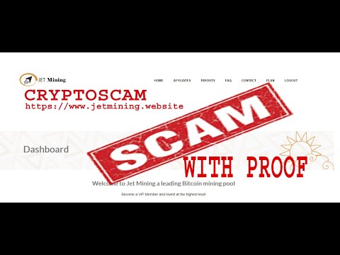 CRYPTOCURRENCY MINING SCAM PART - 15 (https://www.jetmining.website)