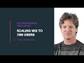 Scaling Wix to 70m Users - Yoav Abrahami (Hebrew)