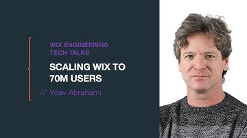 Scaling Wix to 70m Users - Yoav Abrahami (Hebrew)