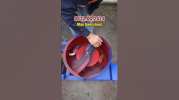 Băm 150 thân cây chuối mỗi giờ hoặc 500kg cỏ mỗi giờ chỉ với dòng máy băm chuối đa năng Bình Minh