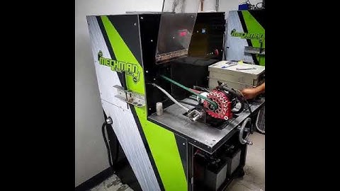 High output Billet 400 alternator on the dyno