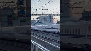 N700A系G42編成【JR東海車両】　のぞみ72号東京行［名古屋始発］　通過動画とN700系X66編成【JR東海車両】　こだま765号新大阪行［静岡始発］　到着動画