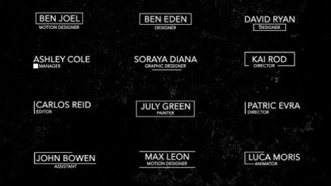 Minimal Lower Thirds After Effects Templates