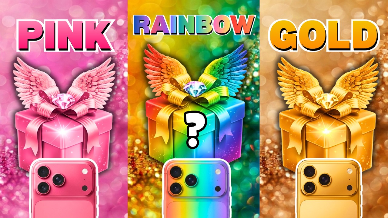 Choose Your Gift: 🩷 Pink, 💰 Gold or 🎁 Mystery Gift | Are You a Lucky Person? | Funny Quiz