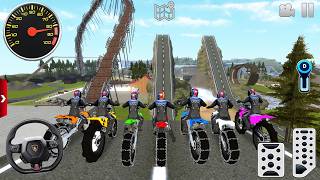 Impossible Motocross Mega Ramp Racing Stunts 3D - Extreme Motor Bike Simulator - Android GamePlay #1 screenshot 4