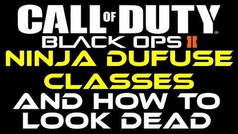 Black Ops 2 - Ninja Class Setup and How to Look Dead by Product Shard