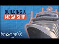 How was the cunard queen elizabeth mega ship constructed  britains greatest ships  progress