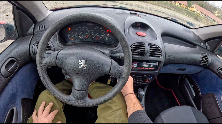 1999 Peugeot 206 (1.4 75 hp) | POV Test Drive #2394 Joe Black