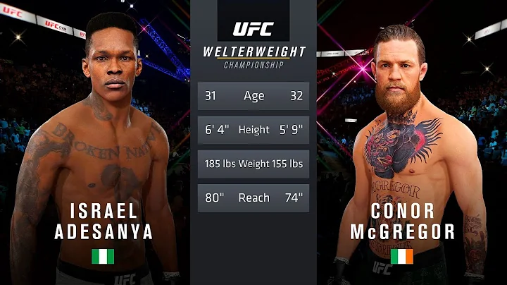 UFC 4 - Israel Adesanya vs. Conor McGregor [1080p 60 FPS]