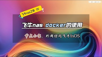 飞牛nas之docker使用，安装节点小宝外网访问飞牛nas
