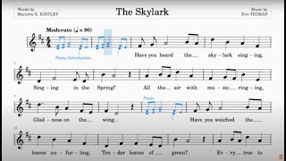 The Skylark (Thiman) | Trinity Grade 2 | Group B | 90 bpm | Sing-Along