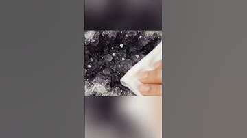 This Crystal Cleaning Sound is Incredibly Relaxing ✨ #OddlySatisfying #asmr #ai  #relaxing