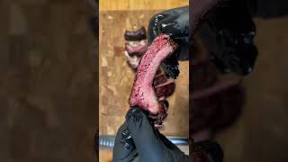 Low and slow smoked BBQ pork ribs