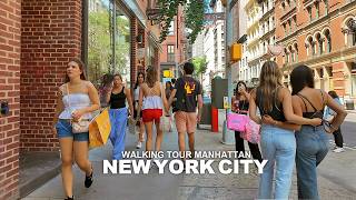NEW YORK CITY WALKING TOUR MANHATTAN, SoHo, Broadway, Madison Avenue, Museum Miles, 5th Avenue, 4K