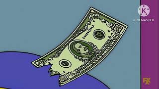 Bart Found Mr Burns 1000 Dollar Bill