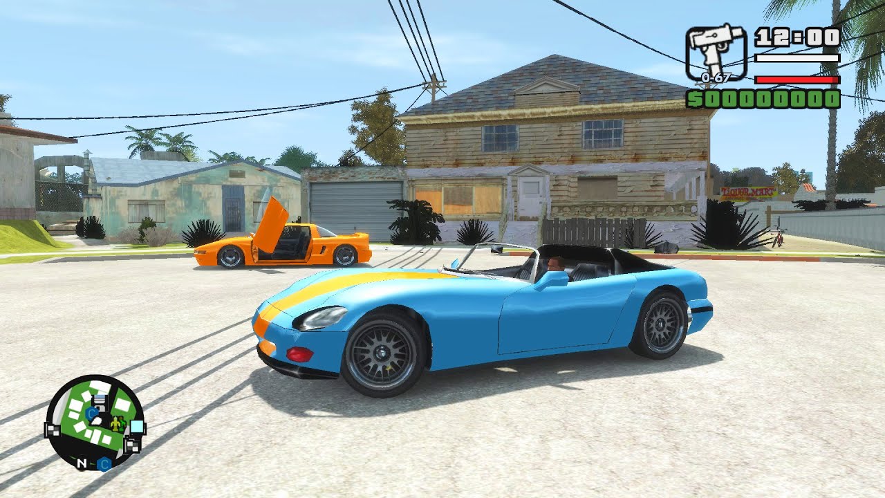 GTA SAN ANDREAS COM CARROS BRASILEIROS E GRÁFICOS ULTRA REALISTAS