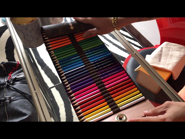Unboxing Louis Vuitton Coloured Pencil Pouch in Monogram canvas 