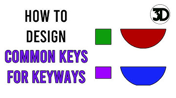 How to Design: Common keys for keyways