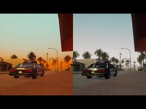 GTA: San Andreas The Definitive Edition Mobile VS Console/PC - Side By Side Comparison