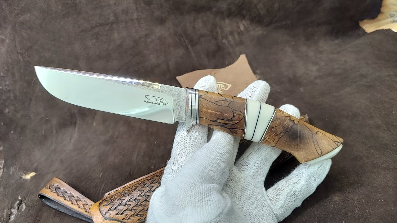 Knife Making: Elmax Blade and stabilized beech