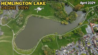 HEMLINGTON  LAKE  DRONE VIEW APRIL 2024