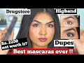 Best Mascaras I've tried ! Hudabeauty Mascara VS Loreal lash Paradise