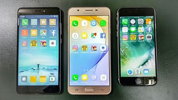 Xiaomi Redmi Note 4 vs J7 Prime vs iPhone 6 Speedtest Comparison | Which is faster