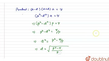 If zeros of the polynomial `x^3-3px^2+qx-r` are in A.P.then | Class 10 Maths | Doubtnut