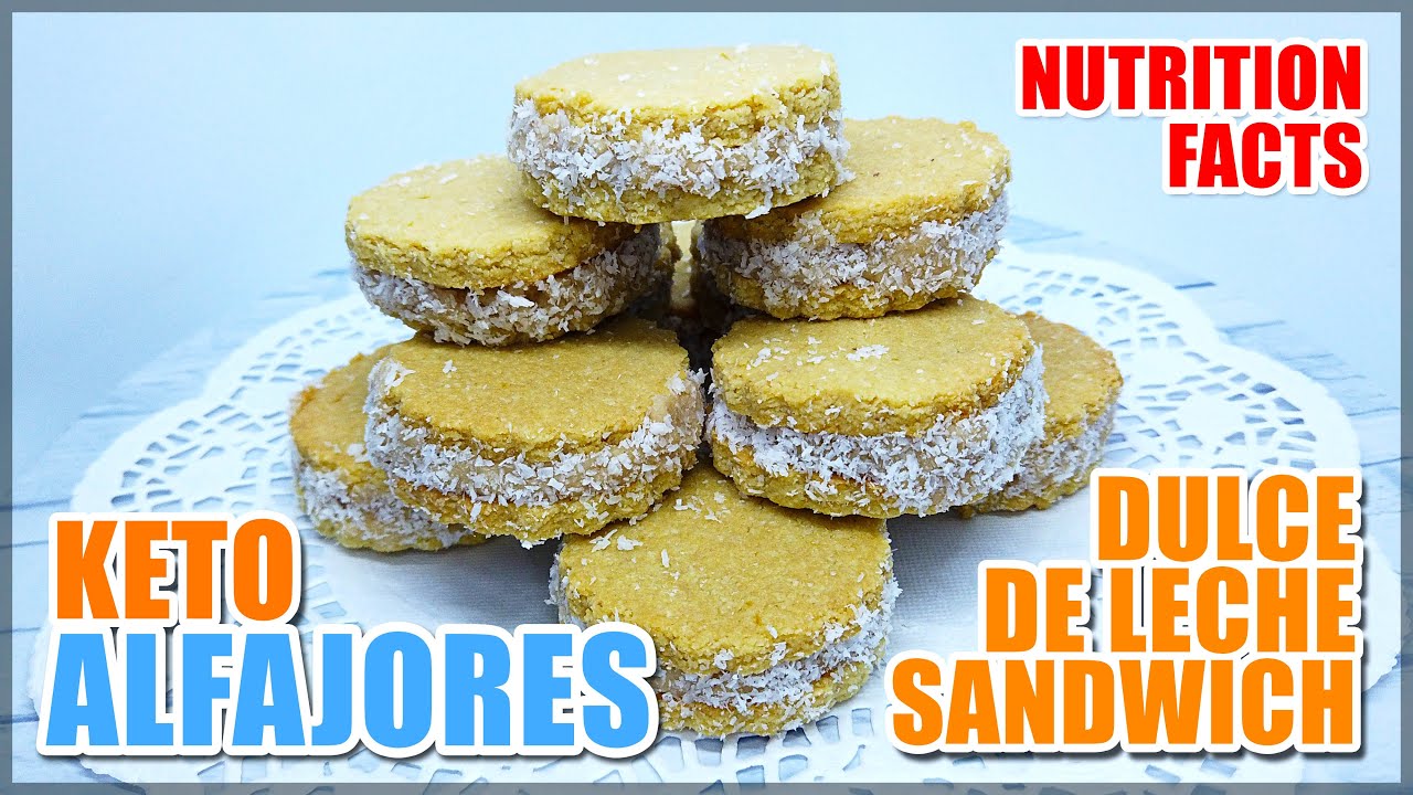 KETO ALFAJORES - DULCE DE LECHE SANDWICH