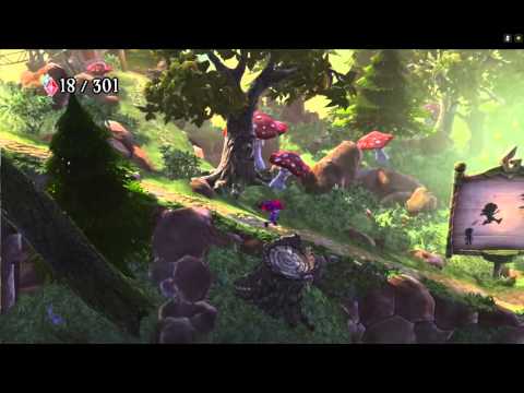 Giana Sisters: Twisted Dreams SHIELD Hub on Nvidia Shield Tablet (Android)