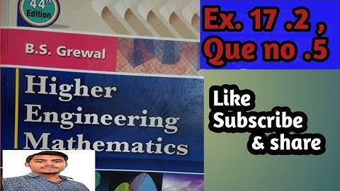 BS GREWAL EXERCISE17.3 Q. NO.5 SOLUTION