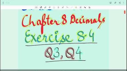 Class6th Maths Chapter 8 Decimals Exercise 8.4 Q3, Q4