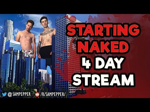 4 days living off donos, starting in our boxers | Sam Pepper Live Stream - 4 days living off donos, starting in our boxers | Sam Pepper Live Stream