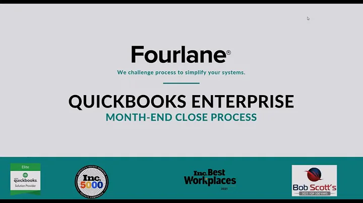 Month End Close Checklist QuickBooks Enterprise - Close Your Year