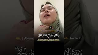 Sejuk Banget Di hati Dengerinya Tilawah Merdu by Nurlinda || Qs, Al-Isra:11 || #fypシ゚viral #tilawah