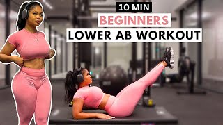 LAYING DOWN LOWER AB WORKOUT | NO EQUIPMENT, BEGINNER FRIENDLY