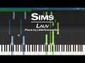 Lauv - Sims (Piano Cover) Synthesia Tutorial by LittleTranscriber