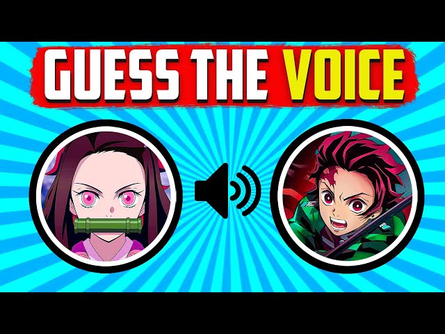 DEMON SLAYER VOICE QUIZ 🗣️👹 Guess the character voice