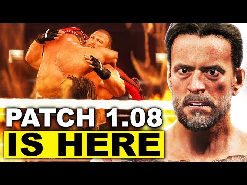 WWE 2K26 MASSIVE NEW PATCH FIXES A LOT! (Patch 1.08 Notes)